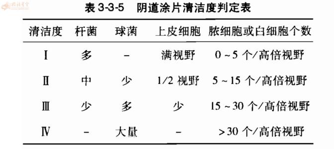 教你看懂检查报告之白带清洁度三度